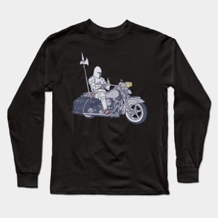 Biker Gang - Motorbike Knight - Chivalry Chopper Long Sleeve T-Shirt